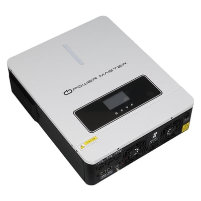 PowerMaster CP-EF30 24V 125A 3000W Off-Grid Hibrit Saf Sinüs Güç İnverteri (MPPT Solar + AC Şarj)
