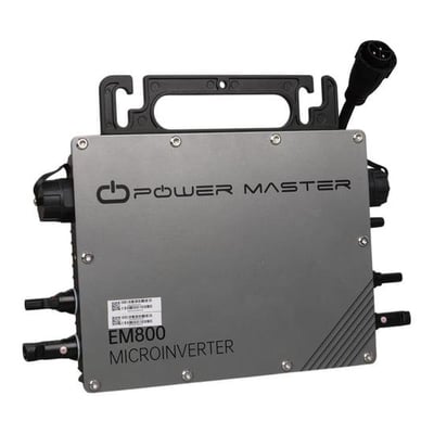 PowerMaster EM800 800 Watt Solar Micro Inverter AC220 Volt Trifaze Şebeke Bağlantılı MPPT İnvertör
