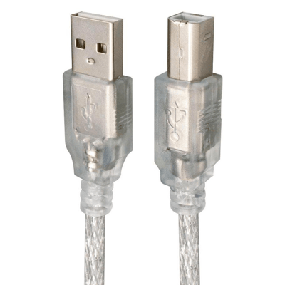 Powermaster PM-13012 Şeffaf 1.5 Metre USB 2.0 Yazıcı Kablosu