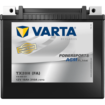 Powersports AGM Active 12V 18Ah 310 A – TX20H (FA) | Motosiklet & ATV Aküsü