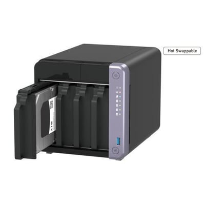 QNAP TS-432X-4G 4 Disk Yuvalı NAS | 4GB RAM, 2.5GbE & 10GbE, PCIe Gen3