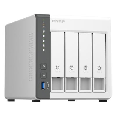 QNAP TS-433 4GB RAM 4 Disk Yuvalı NAS | 88TB Destek, 2.5GbE, USB 3.0 & 2.0