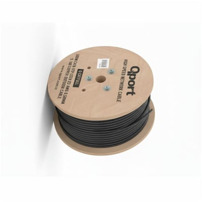 Qport Q-CATFULL 23AWG CAT6 500mt LSZH Outdoor %100 Saf Bakır Kablo