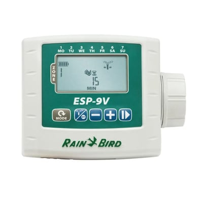 Rain Bird ESP‑9V Pilli Sulama Kontrol Ünitesi – 1 İstasyon
