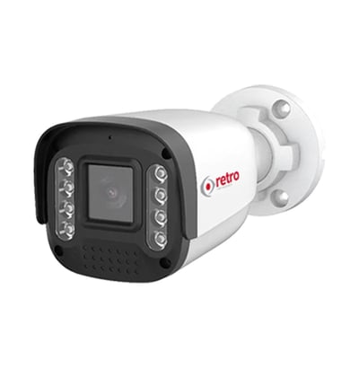 RETRO EXCLUSİVE RT-AB1208 2.0MP AHD 8 LED FULL COLOR BULLET KAMERA - PLASTİK KASA