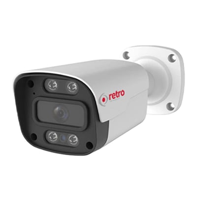 RETRO EXCLUSİVE RT-AB2404 4.0MP IP POE 4 LED FULL COLOR BULLET KAMERA - METAL KASA