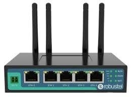 Robustel R2011-A-4L-A12EU Çift SIM, Wi-Fi, WAN, Çok Amaçlı 5 Ethernet Port, IoT 4G Router, LTE