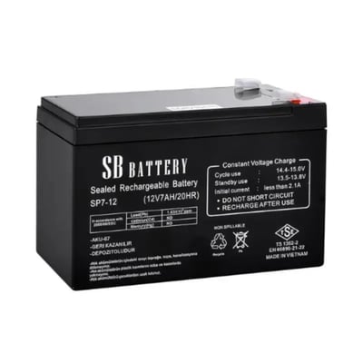 SB Battery SP7-12 12V 7Ah Kuru Tip Akü