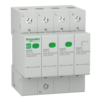 Schneider Electric EZ9L33720 Easy9 Tip 2 Parafudr 3P+N 20kA