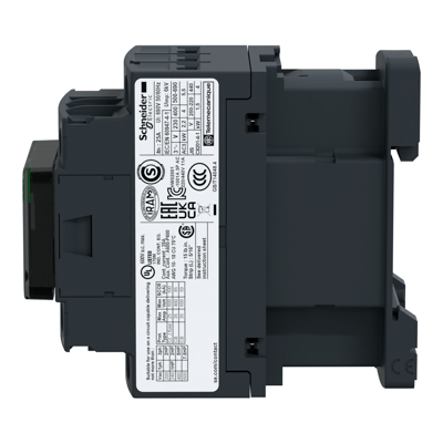 Schneider LC1D09B7 4 kW 9 A 3 Kutuplu 3 NO 24 V AC TeSys D Kontaktör