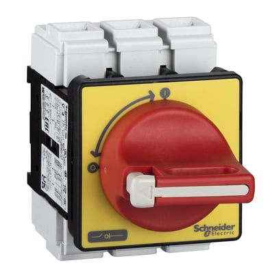 Schneider VCF4 Emniyet Şalteri 3x80A. Sarı/Kırmızı