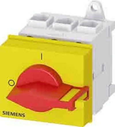 Siemens 3LD2130-0TK13 Emniyet Şalteri 3x25A Sarı/Kırmızı 