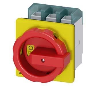 Siemens 3LD2804-0TK53 Emniyet Şalteri 3x125A. Sarı/Kırmızı