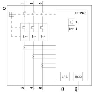 Siemens 3VA2225-5HL32-0AA0 Kompakt Şalter 250A. 55kA ETU320