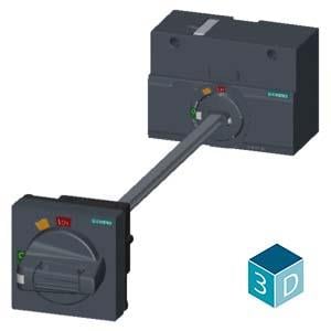 Siemens 3VA9257-0FK21 Döner Kurma Kolu Milli Gri 3VA12 250 Amper