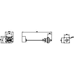Siemens 3VA9257-0FK25 Döner Kurma Kolu Milli Sarı/Kırmızı