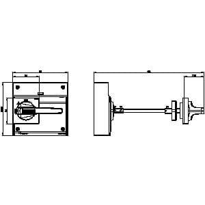 Siemens 3VA9687-0FK21 Döner Kurma Kolu Milli Gri