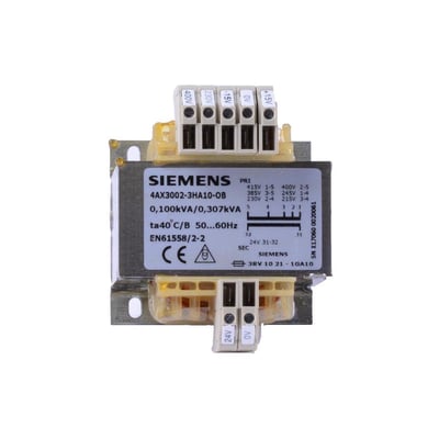Siemens 4AX3002-3HA10-0B Trafo 230-400V/24V 100VA