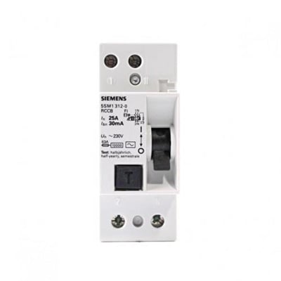 Siemens 5SM1312-0 Monofaze 30 MA  Kaçak Akım Koruma Rölesi