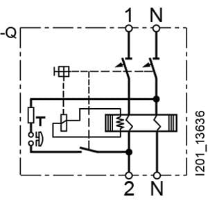 Siemens 5SV4312-0 Kaçak Akım Monofaze 25A/30Ma