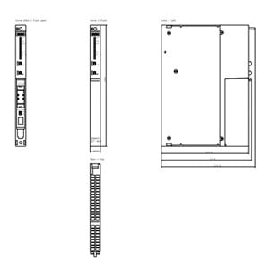 Siemens 6ES7407-0DA02-0AA0 PS407 güç kaynağı, 120/230V UC, 5V DC/4A