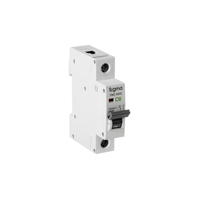 Sigma 6SM106C Otomatik Sigorta C Tipi 1 Faz 6A. 6kA