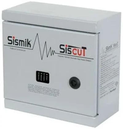 SİSMİK SiscuT Doğalgaz Çıkışlı Deprem Uyarı ve Alarm Cihazı 01.001.001.002.01