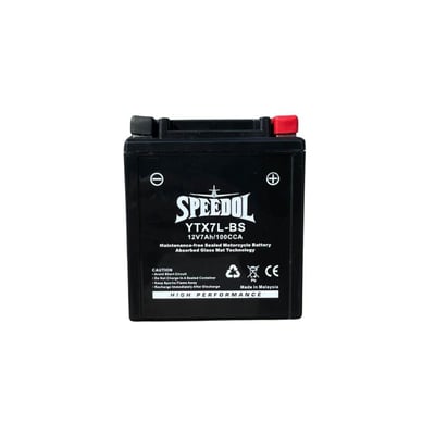 SPEEDOL SP-YTX7L-BS MOTOSIKLET AKUSU (AGM TEKNOLOJISI) 12V7AH/100CCA