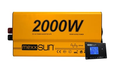 MEXXSUN Tam Sinüs UPS (Remote Ekran) 12V 2000W