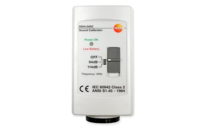 Testo 0554 0452 Gürültü Seviyesi Kalibratörü 