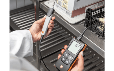 Testo 110 – App Bağlantılı NTC & Pt100 Sıcaklık Ölçer | HACCP Uyumlu | 0563 0110