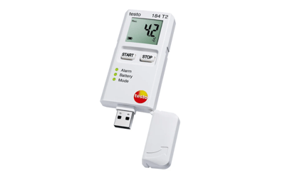 Testo 184 T2 – Nakliye İzleme Sıcaklık Data Logger, Ekranlı | 0572 1842