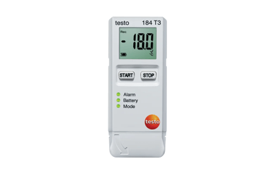 Testo 184 T3 – Nakliye İzleme Sıcaklık Data Logger, Ekranlı | 0572 1843