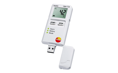 Testo 184 T3 – Nakliye İzleme Sıcaklık Data Logger, Ekranlı | 0572 1843