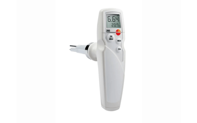 Testo 205 Başlangıç Seti – Yarı Katı Maddeler için pH/Sıcaklık Ölçüm Cihazı | 0563 2052 | pH Metre