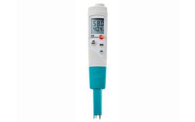 Testo 206 pH1 – Tek Elle Kullanılabilen pH/Sıcaklık Ölçüm Cihazı | 0563 2061 | Sıvılar için pH Metre