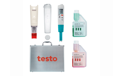 Testo 206 pH1 – Tek Elle Kullanılabilen pH/Sıcaklık Ölçüm Cihazı Başlangıç Seti | 0563 2065