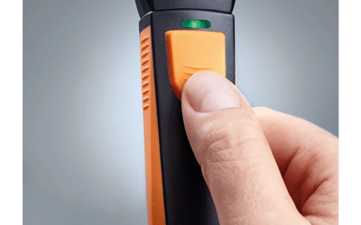 Testo 405i – Akıllı Telefon ile Yönetilebilen Termal Anemometre | Hacimsel Debi, Hava Hızı ve Sıcaklık Ölçümü | Bluetooth | 0560 1405