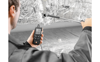 Testo 416 – App Bağlantılı Dijital 16 mm Pervane Anemometre | 0563 0416