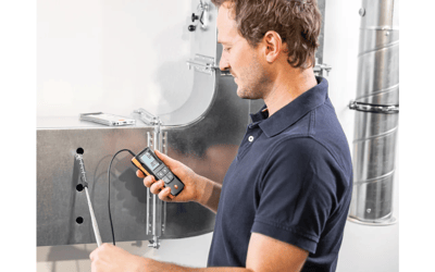 Testo 416 – App Bağlantılı Dijital 16 mm Pervane Anemometre | 0563 0416