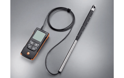 Testo 416 – App Bağlantılı Dijital 16 mm Pervane Anemometre | 0563 0416
