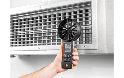 Testo 417 – App Bağlantılı 100 mm Pervane Anemometre | 0563 0417