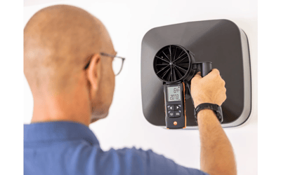 Testo 417 – App Bağlantılı 100 mm Pervane Anemometre | 0563 0417