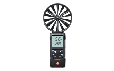 Testo 417 – App Bağlantılı 100 mm Pervane Anemometre | 0563 0417
