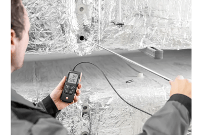 Testo 425 – App Bağlantılı Sıcak Tel Anemometre 0563 0425