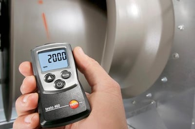 Testo 460 Takometre – Optik Devir (RPM) Ölçüm Cihazı | 0560 0460