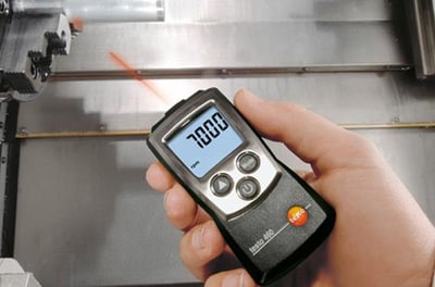 Testo 460 Takometre – Optik Devir (RPM) Ölçüm Cihazı | 0560 0460