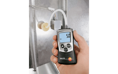 Testo 510 Set – Fark Basınç Ölçüm Cihazı | 0563 0510 | 0–100 hPa Dijital Ölçüm