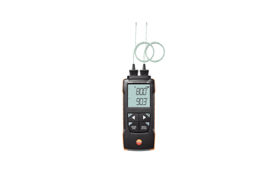 Testo 922 – App Bağlantılı Fark Sıcaklık Ölçer | Çift K Tipi Termokupl | 0563 0922