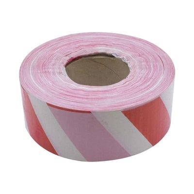 TRİO Emniyet Şeridi İkaz Bandı Kırmızı Beyaz 6 cm x 250 Metre